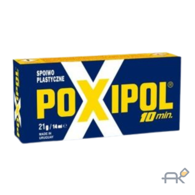 Клей POXIPOL двухкомпонентный 21g 14ml (синий) холодная сварка (партия-2)